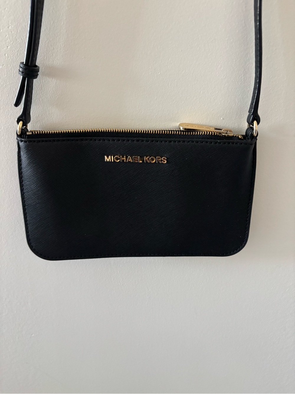 Michael Kors Black Leather Crossbody
